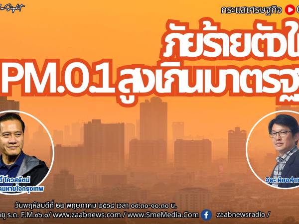 The Leader Insight พบภัยร้ายตัวใหม่ PM.0.1 สูงเกินมาตรฐาน