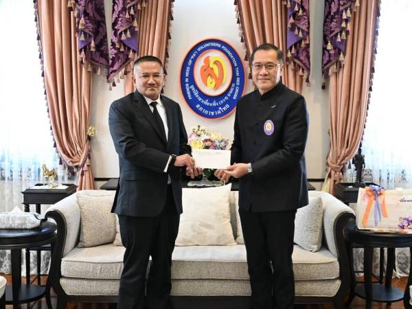 บริษัท ช.การช่าง จำกัด (มหาชน) เข้ามอบเงิน จำนวน 5,000,000 บาท เพื่อสมทบทุนมูลนิธิอาสาเพื่อนพึ่ง (ภาฯ) ยามยาก สภากาชาดไทย